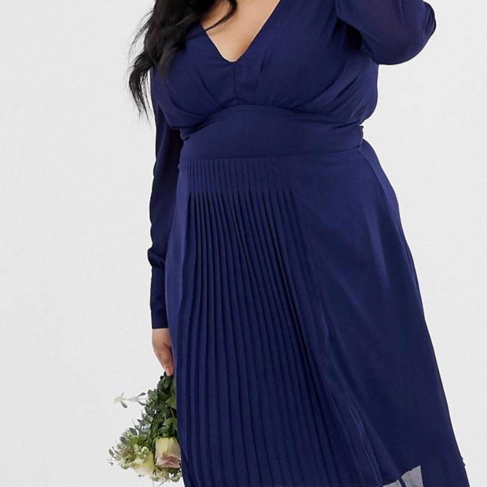 Blue Wedding Guest / Bridesmaid Dress